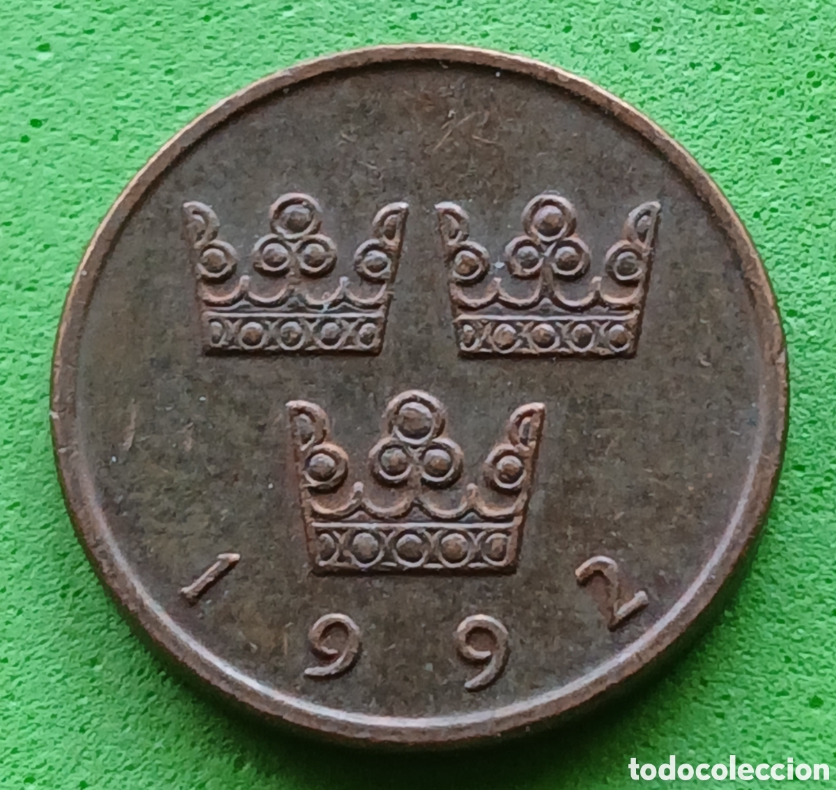 Monedas antiguas de Europa: Suecia 50 ore 1992 km#878 ceca &rdquo;D&rdquo;
