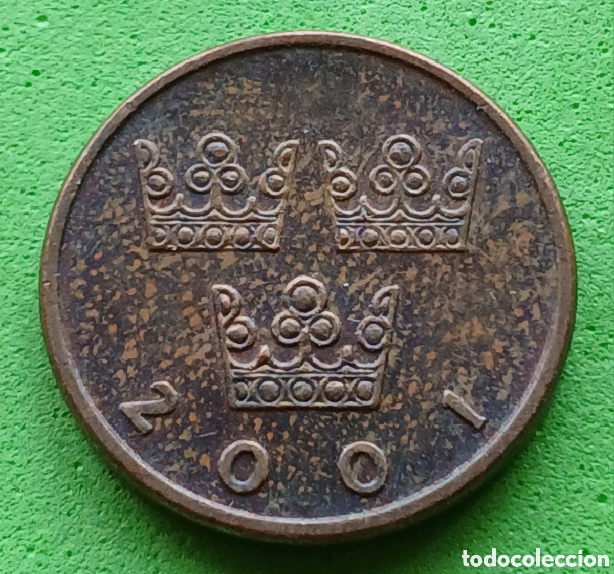 Monedas antiguas de Europa: Suecia 50 ore 2001 km#878