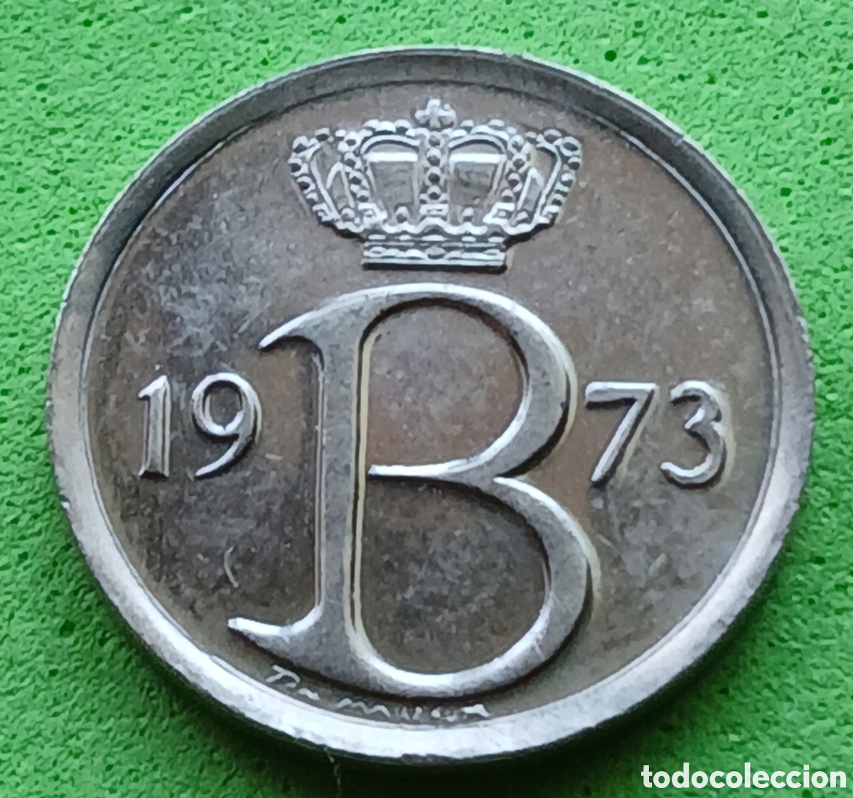 Monedas antiguas de Europa: B&eacute;lgica 25 c&eacute;ntimos 1973 km#154 Belgie
