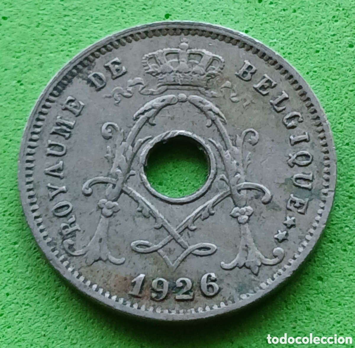 Monedas antiguas de Europa: B&eacute;lgica 5 c&eacute;ntimos 1926 km#66 Belgique