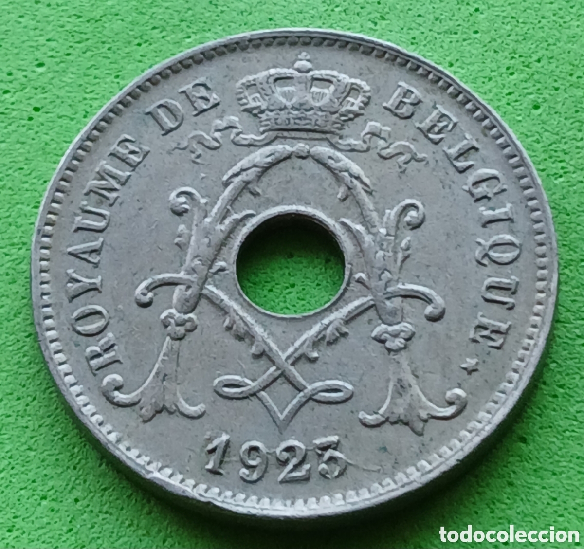 Monedas antiguas de Europa: B&eacute;lgica 10 c&eacute;ntimos 1923 km#85 Belgique