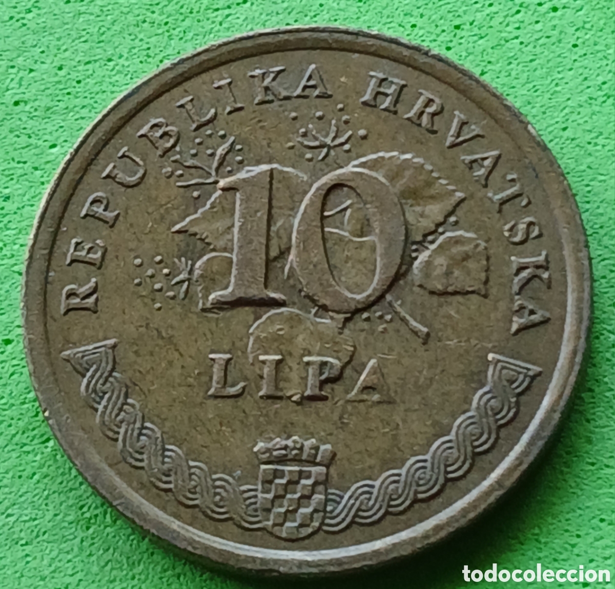 Monedas antiguas de Europa: Croacia 10 lipa 1999 km#6