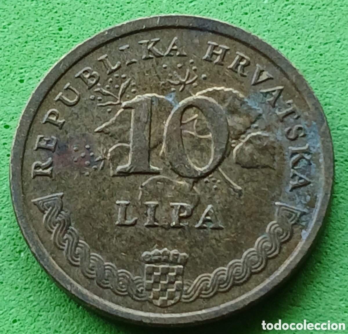 Monedas antiguas de Europa: Croacia 10 lipa 2007 km#6