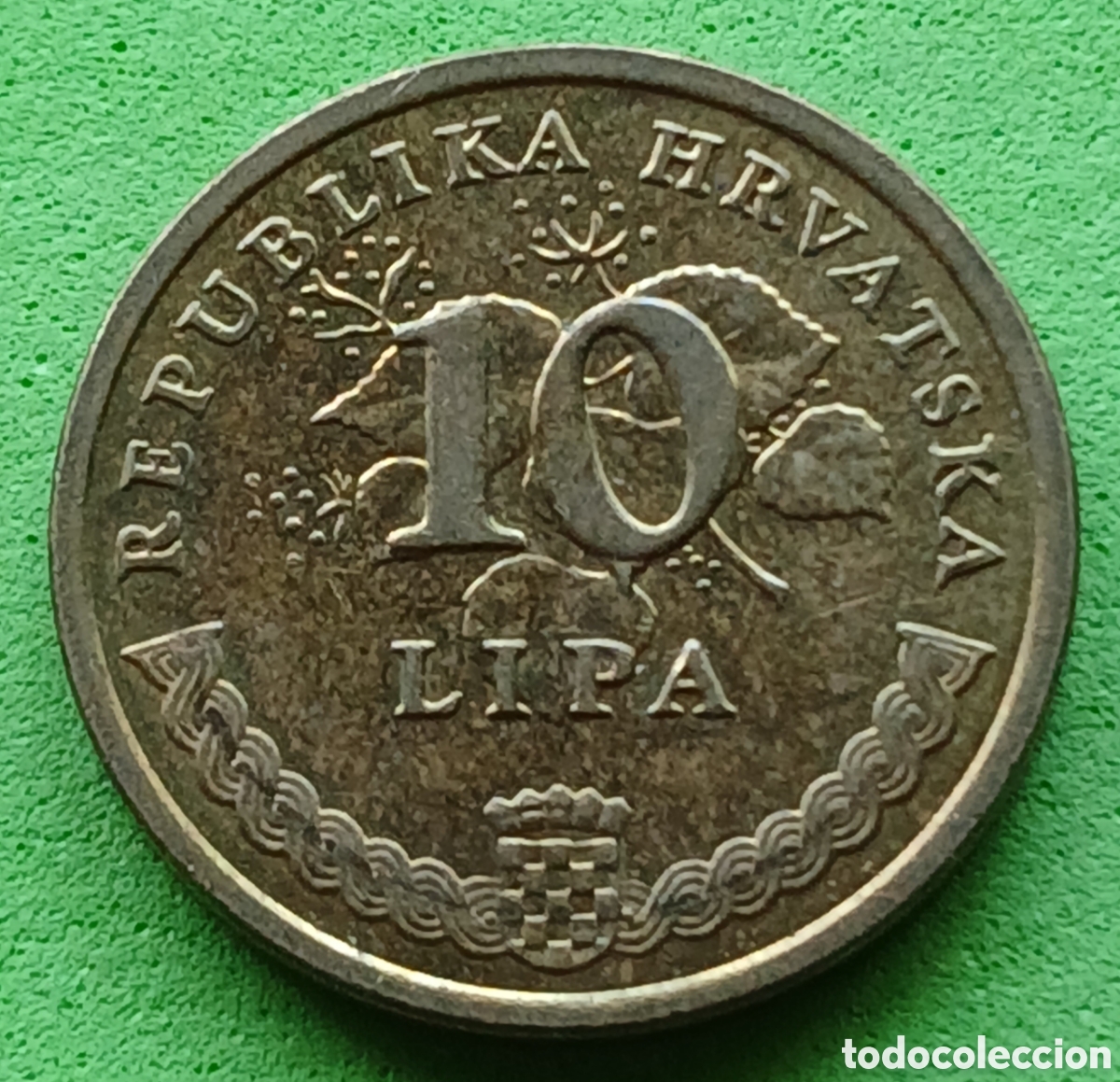 Monedas antiguas de Europa: Croacia 10 lipa 2015 km#6