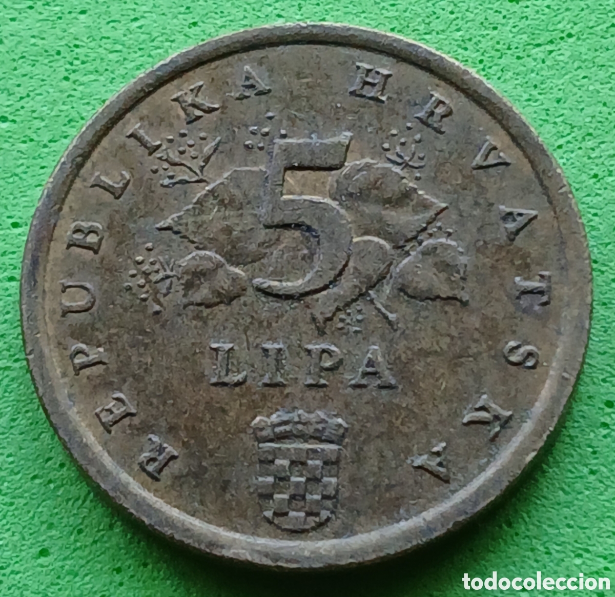 Monedas antiguas de Europa: Croacia 5 lipa 1995 km#5