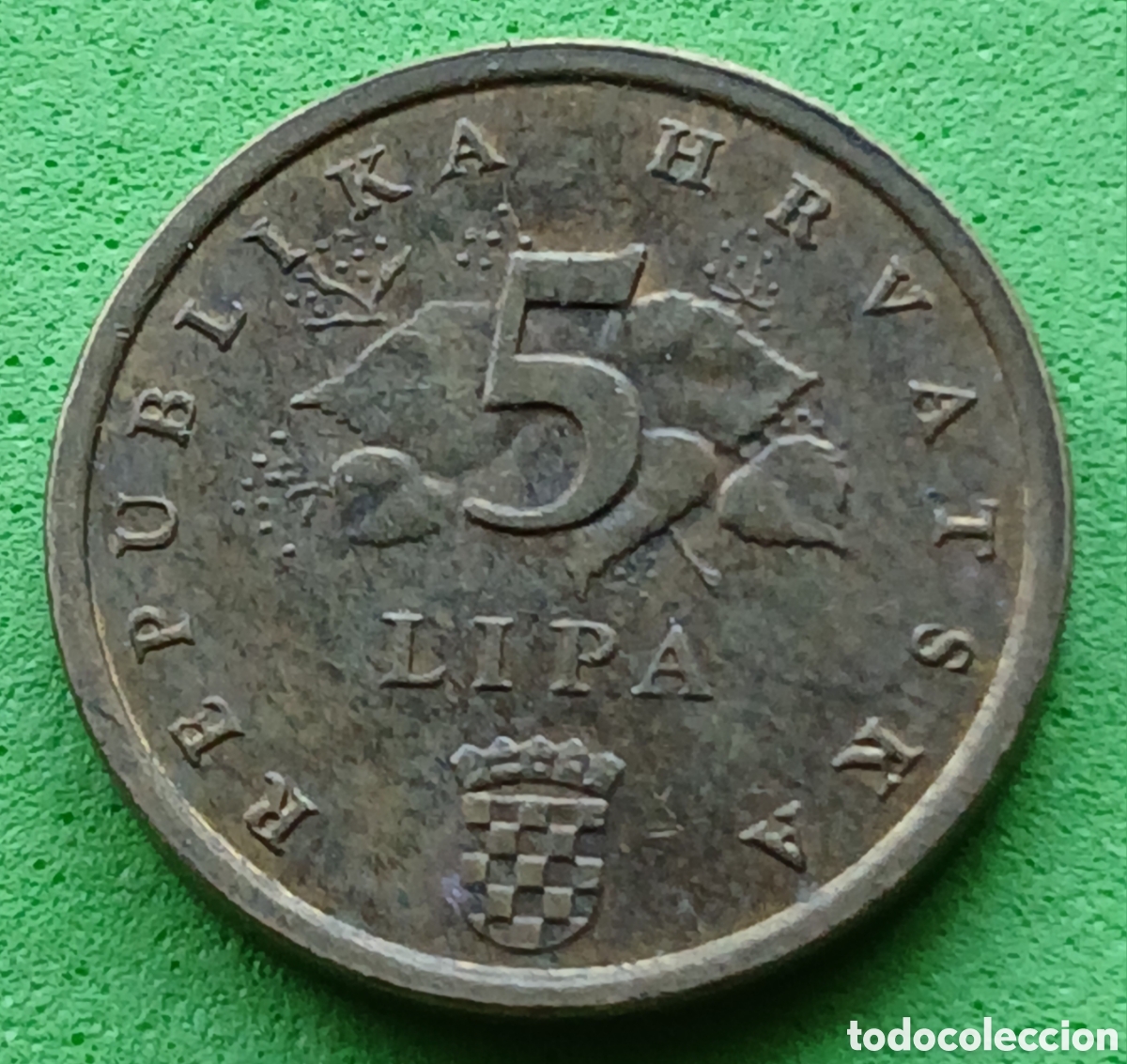 Monedas antiguas de Europa: Croacia 5 lipa 2005 km#5