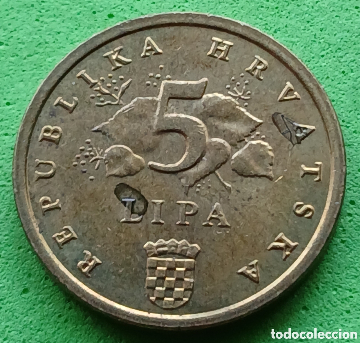 Monedas antiguas de Europa: Croacia 5 lipa 2007 km#5