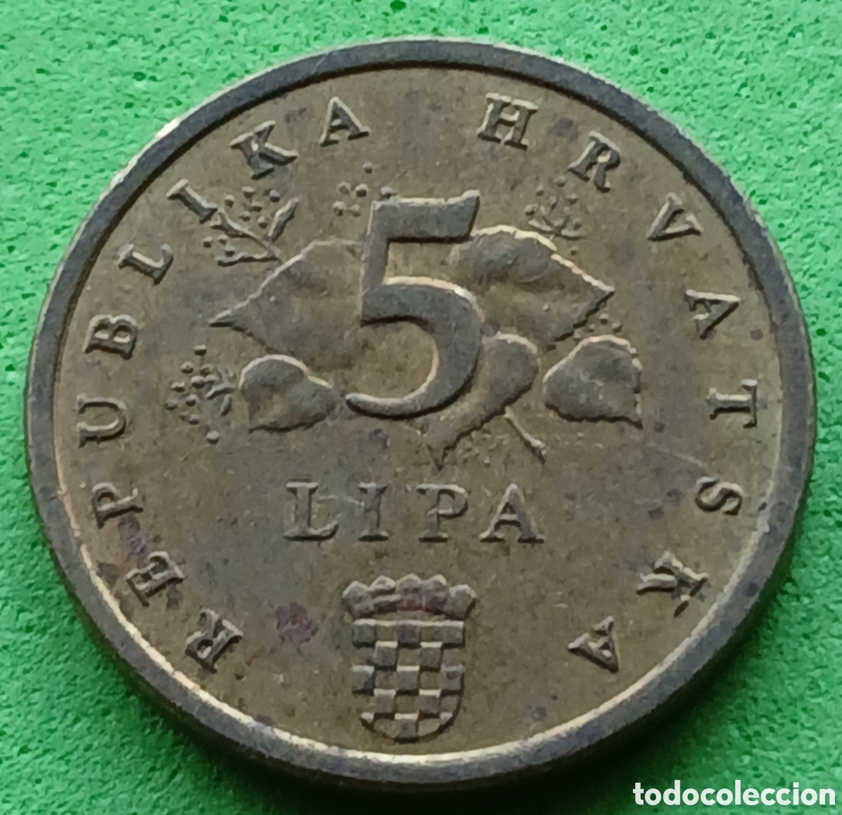 Monedas antiguas de Europa: Croacia 5 lipa 2009 km#5