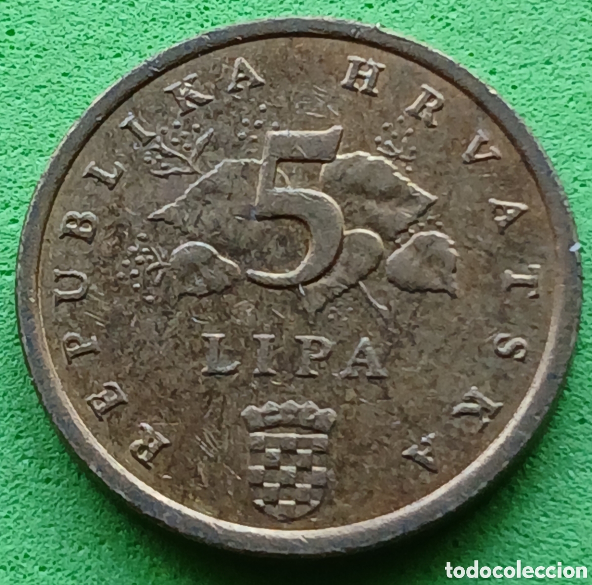 Monedas antiguas de Europa: Croacia 5 lipa 2011 km#5