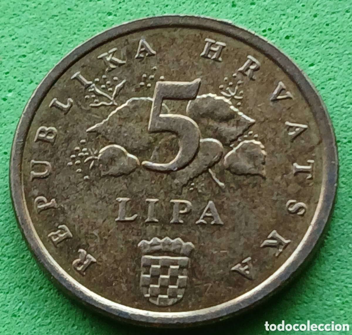 Monedas antiguas de Europa: Croacia 5 lipa 2015 km#5