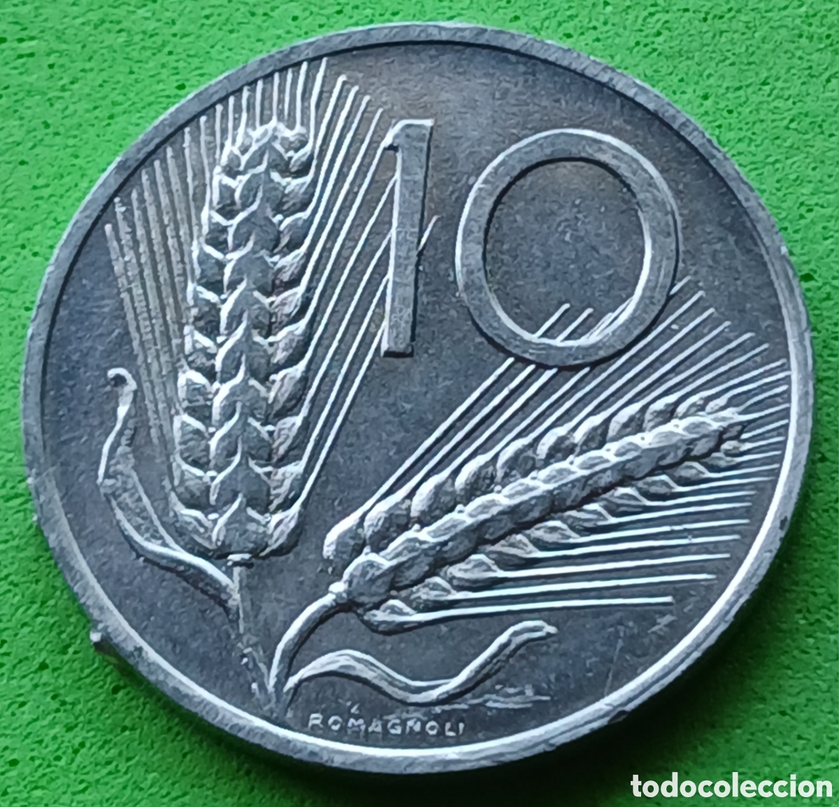 Monedas antiguas de Europa: Italia 10 liras 1989 km#93