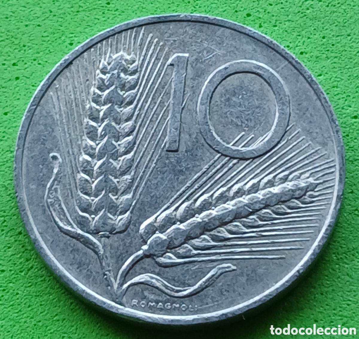 Monedas antiguas de Europa: Italia 10 liras 1974 km#93