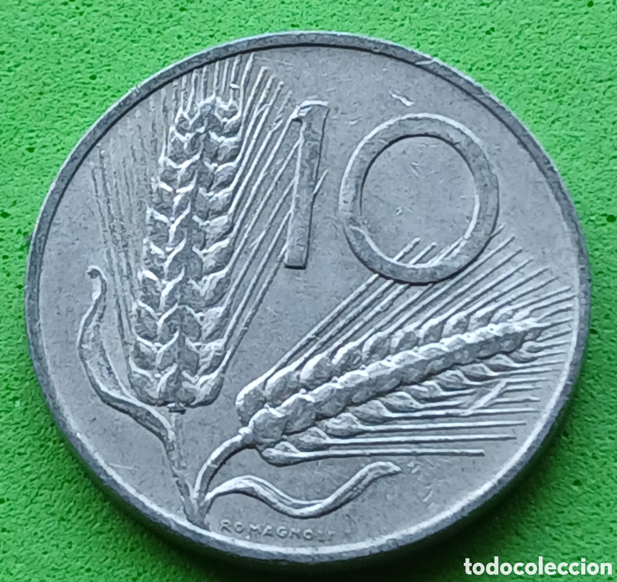 Monedas antiguas de Europa: Italia 10 liras 1971 km#93