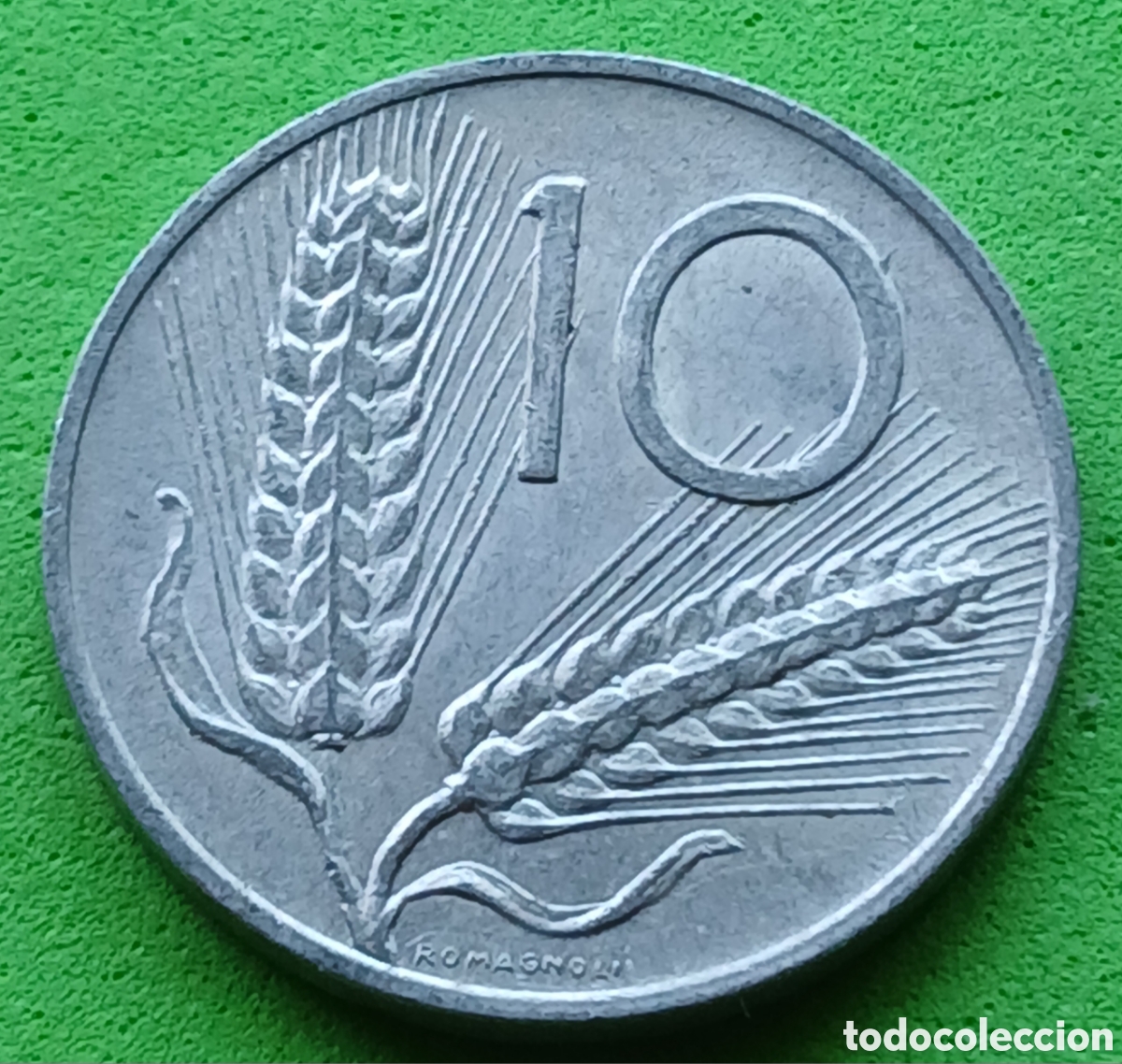 Monedas antiguas de Europa: Italia 10 liras 1955 km#93