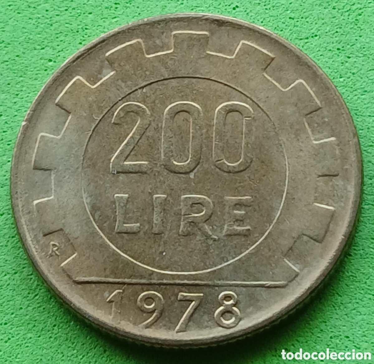 Monedas antiguas de Europa: Italia 200 liras 1978 km#105