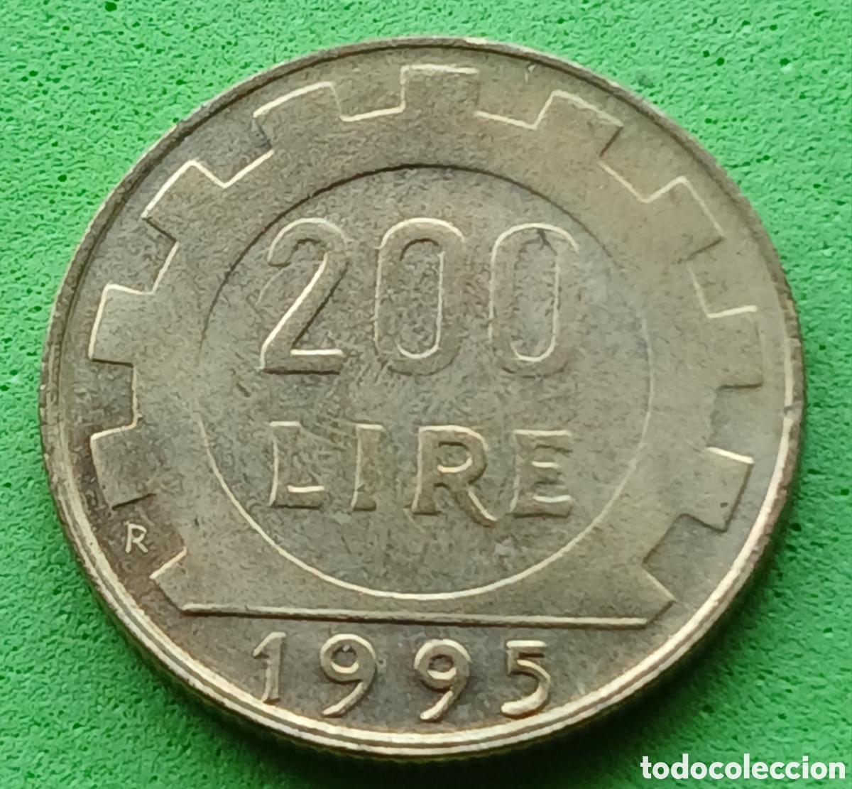 Monedas antiguas de Europa: Italia 200 liras 1995 km#105