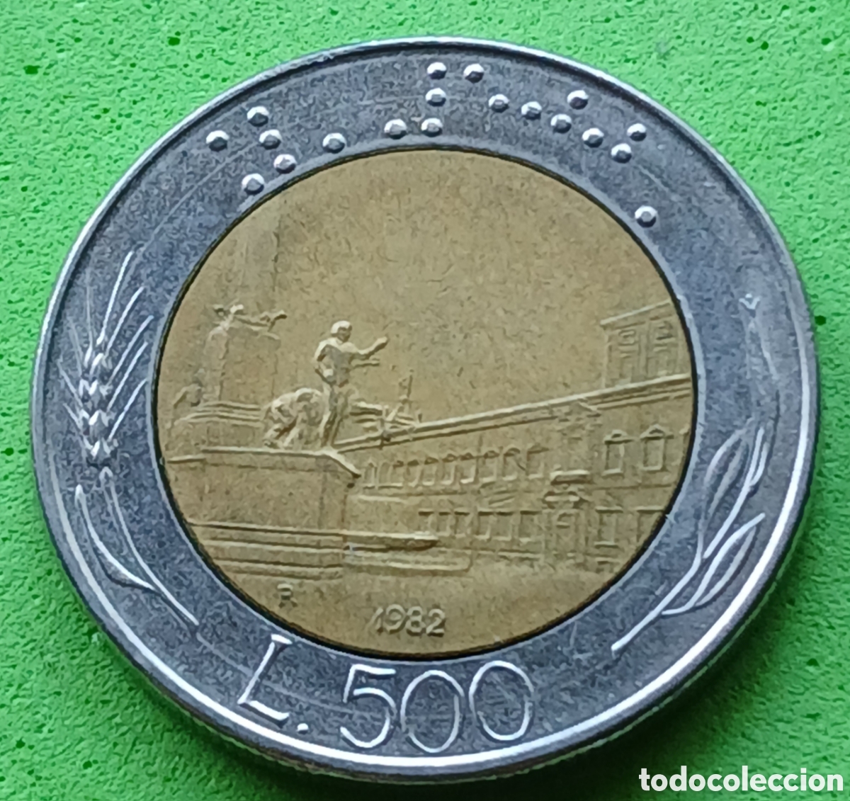 Monedas antiguas de Europa: Italia 500 liras 1982 km#111