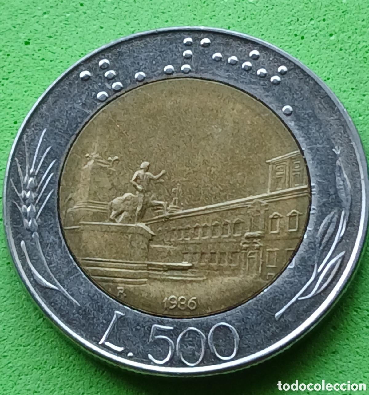 Monedas antiguas de Europa: Italia 500 liras 1986 km#111