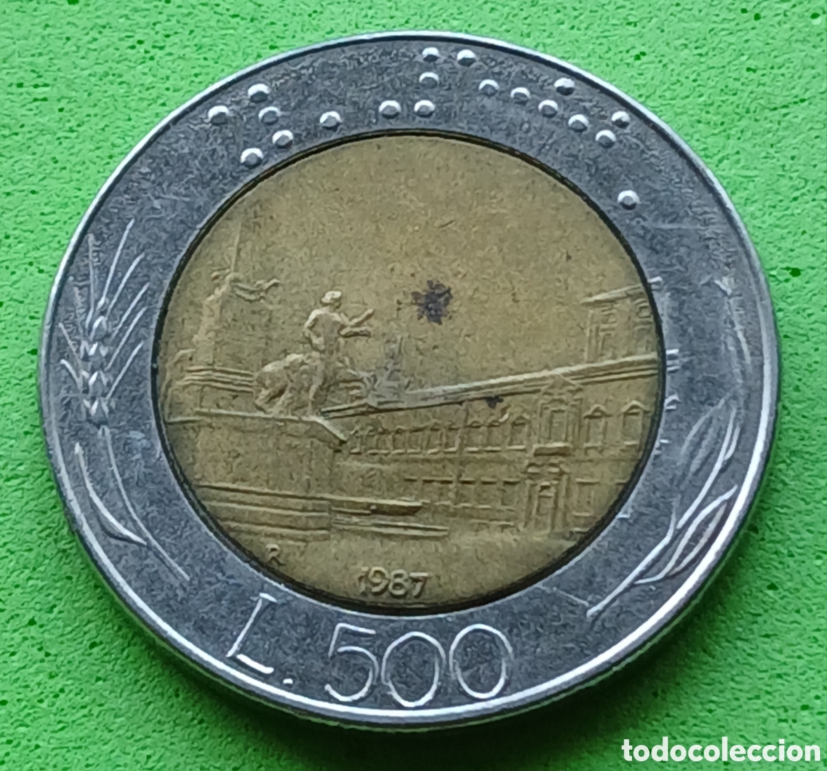 Monedas antiguas de Europa: Italia 500 liras 1987 km#111