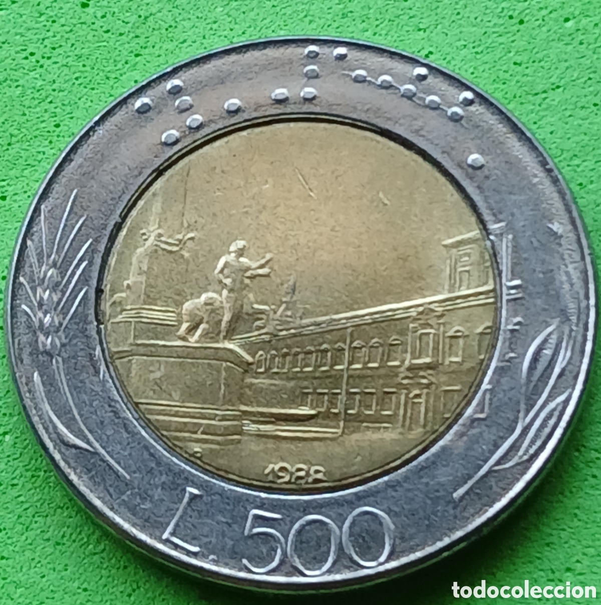 Monedas antiguas de Europa: Italia 500 liras 1988 km#111