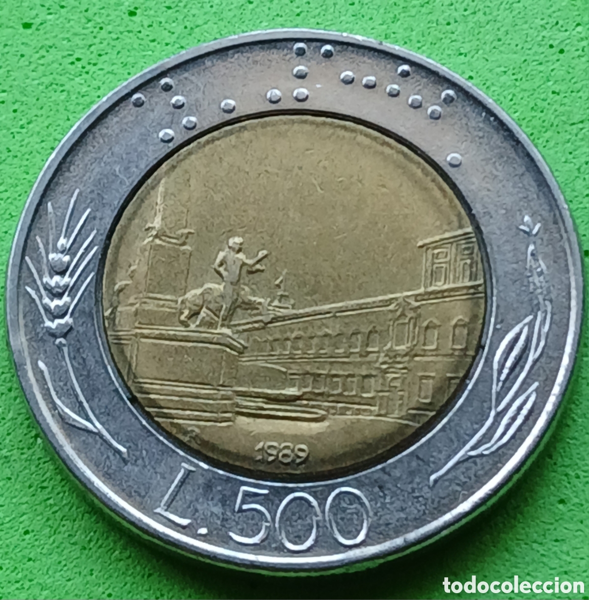 Monedas antiguas de Europa: Italia 500 liras 1989 km#111