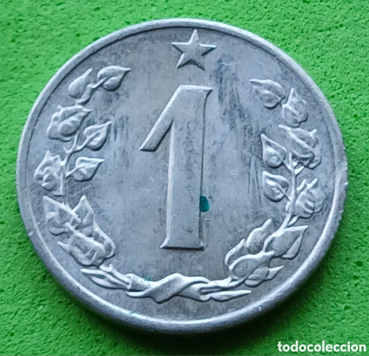 Monedas antiguas de Europa: Checoslovaquia 1 heller 1962 km#51