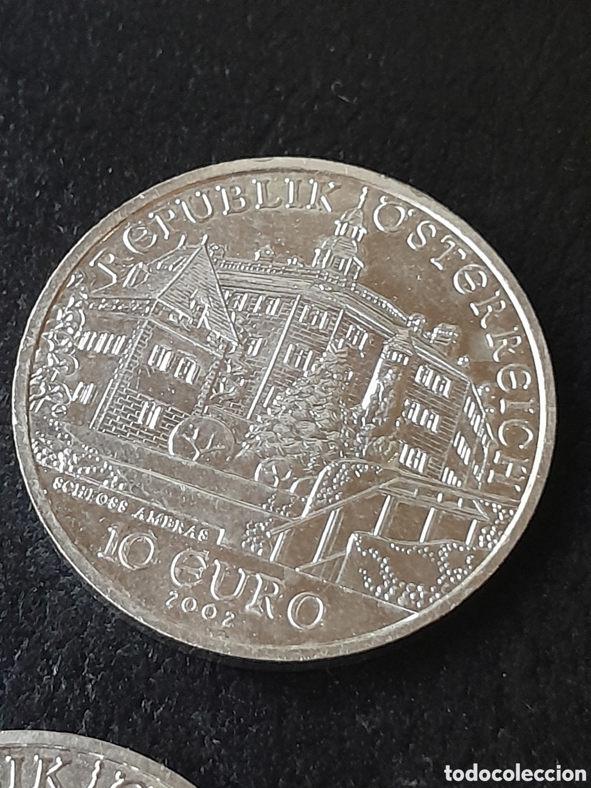 Monedas antiguas de Europa: Moneda 10 euros austria plata