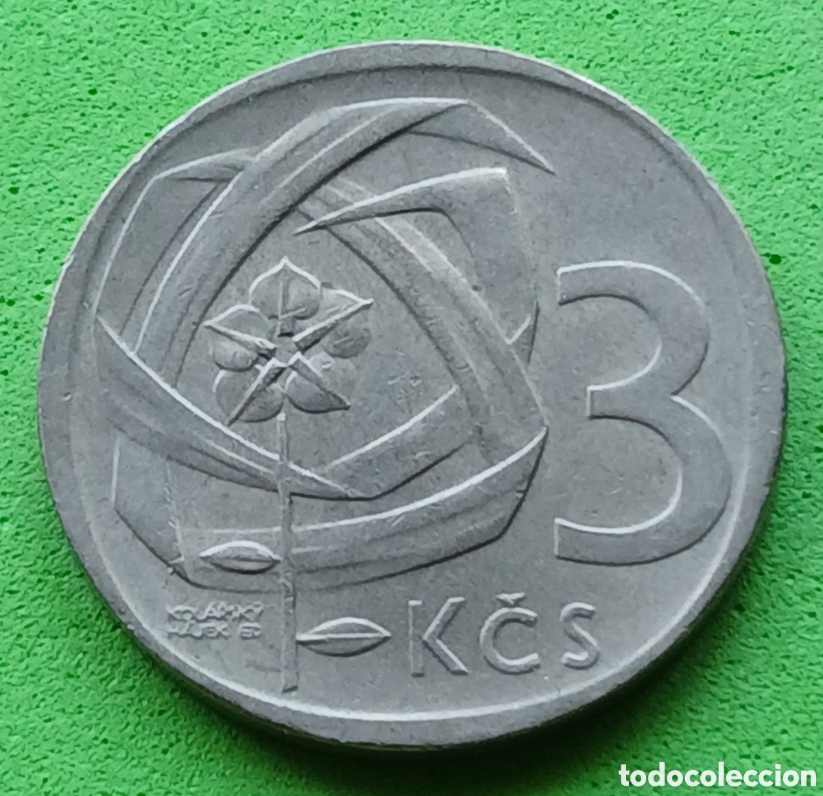 Monedas antiguas de Europa: Checoslovaquia 3 coronas 1965 km#57