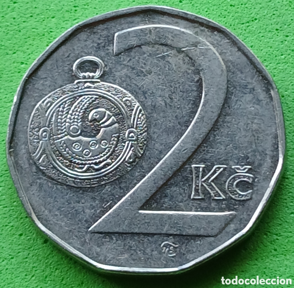 Monedas antiguas de Europa: Rep&uacute;blica Checa 2 coronas 1995 km#9