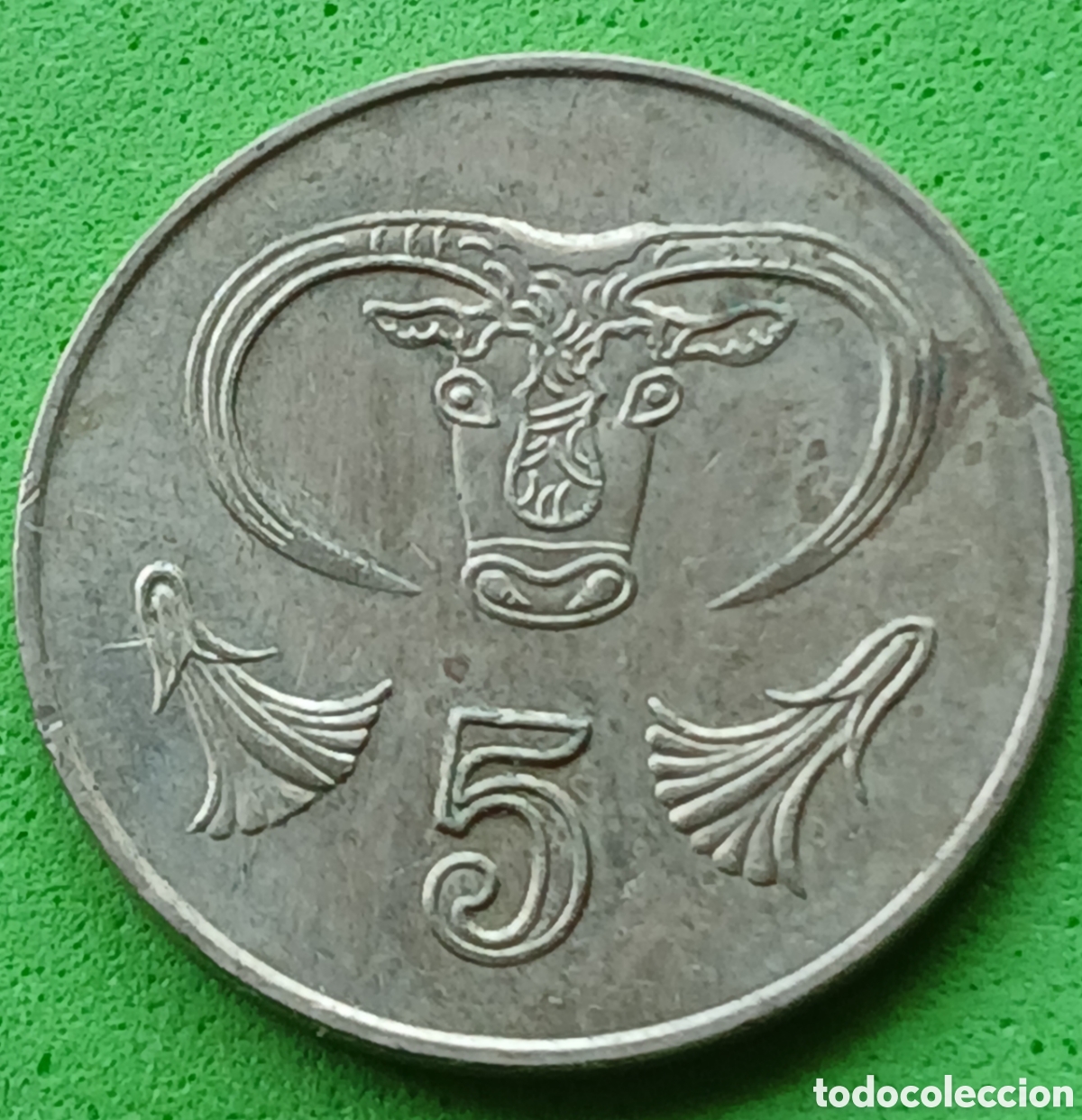 Monedas antiguas de Europa: Chipre 5 cents 2001 km#55.3