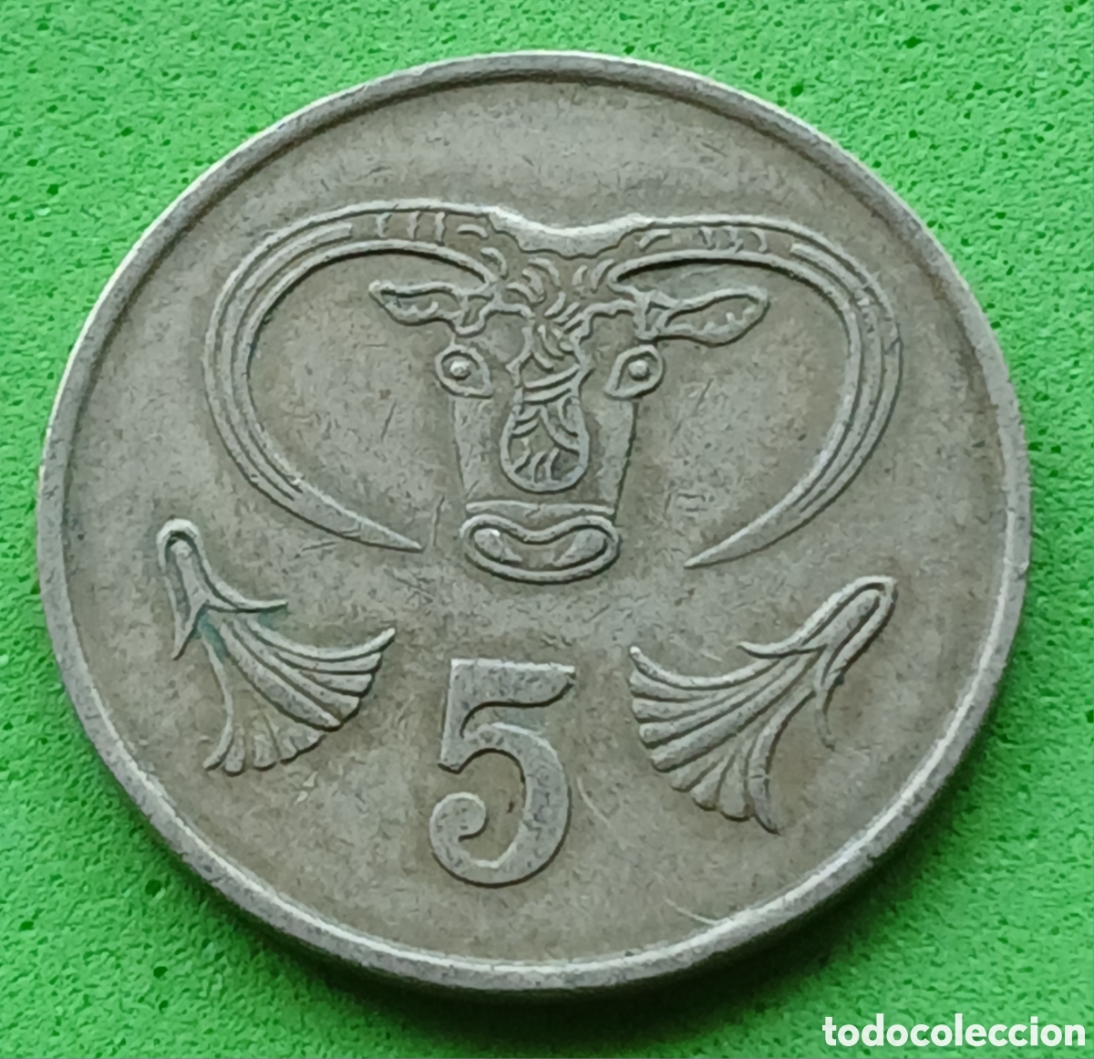 Monedas antiguas de Europa: Chipre 5 cents 1983 km#55.1