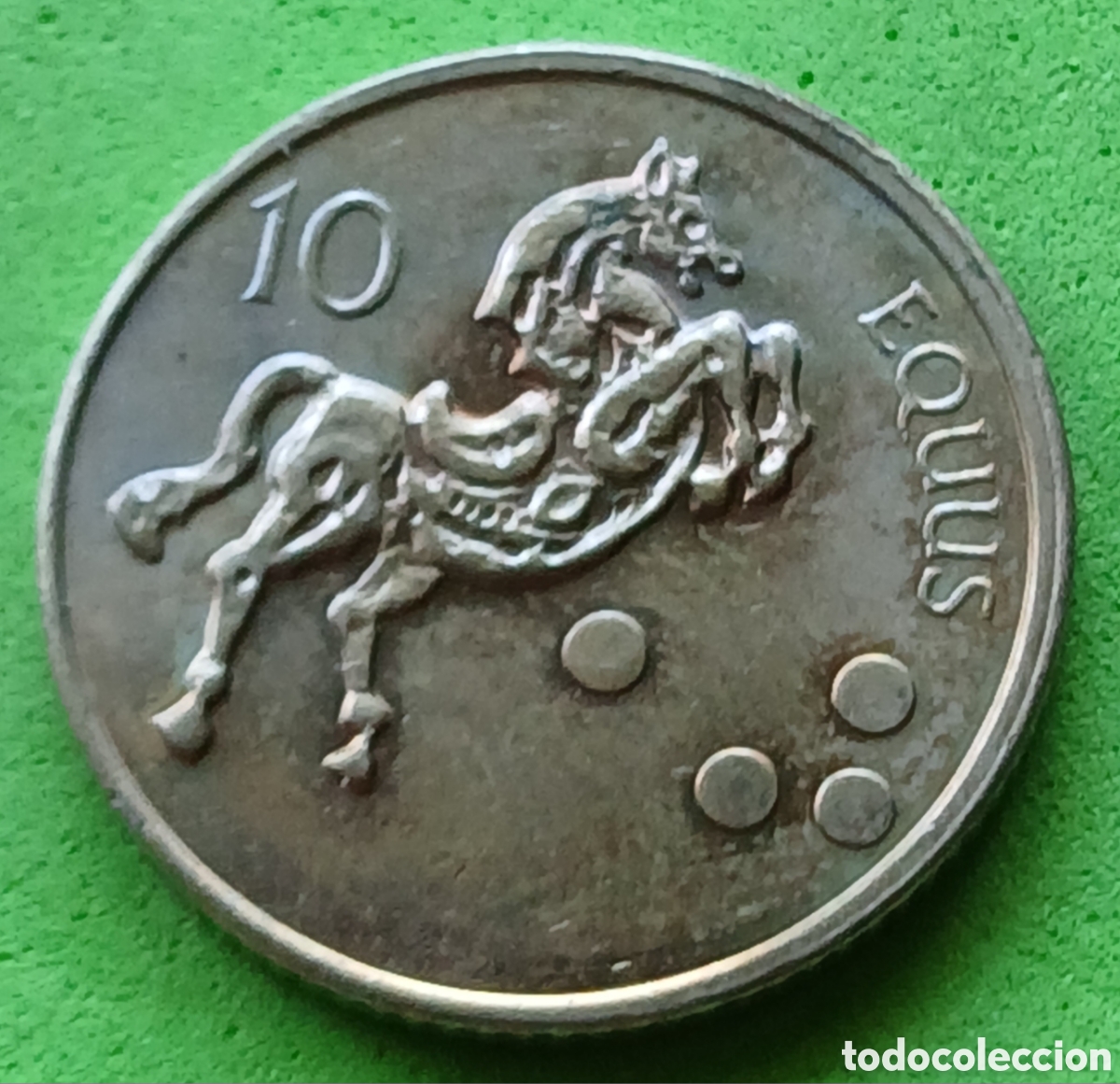 Monedas antiguas de Europa: Eslovenia 10 tolarjev 2001 km#41