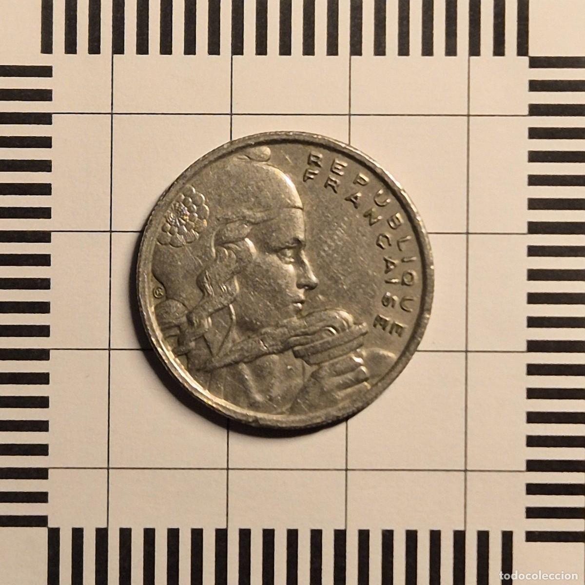 Old Coins of Europe: 100 FRANCOS, FRANCIA. 1956 B. (KM#919.2).