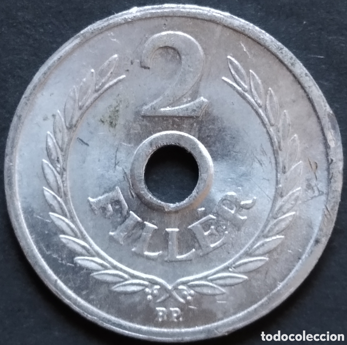 Monedas antiguas de Europa: MONEDA - HUNGRIA 2 FILLER 1963