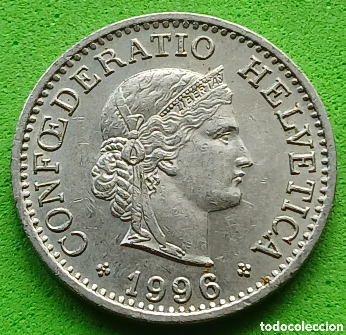 Monedas antiguas de Europa: Suiza 10 c&eacute;ntimos 1996 km#27