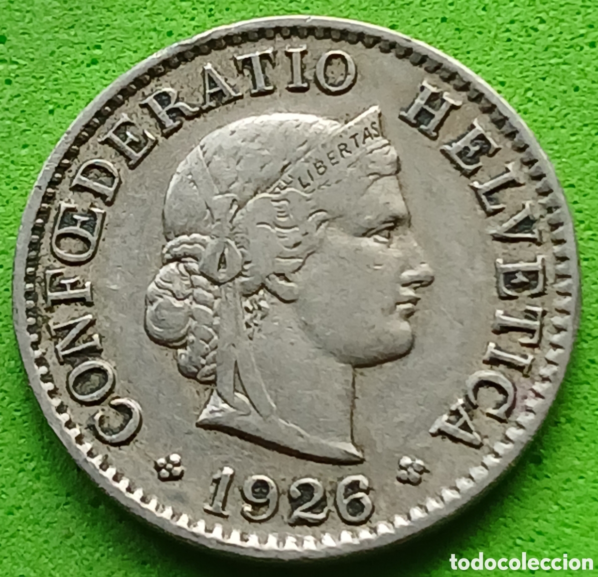 Monedas antiguas de Europa: Suiza 5 c&eacute;ntimos 1926 km#26