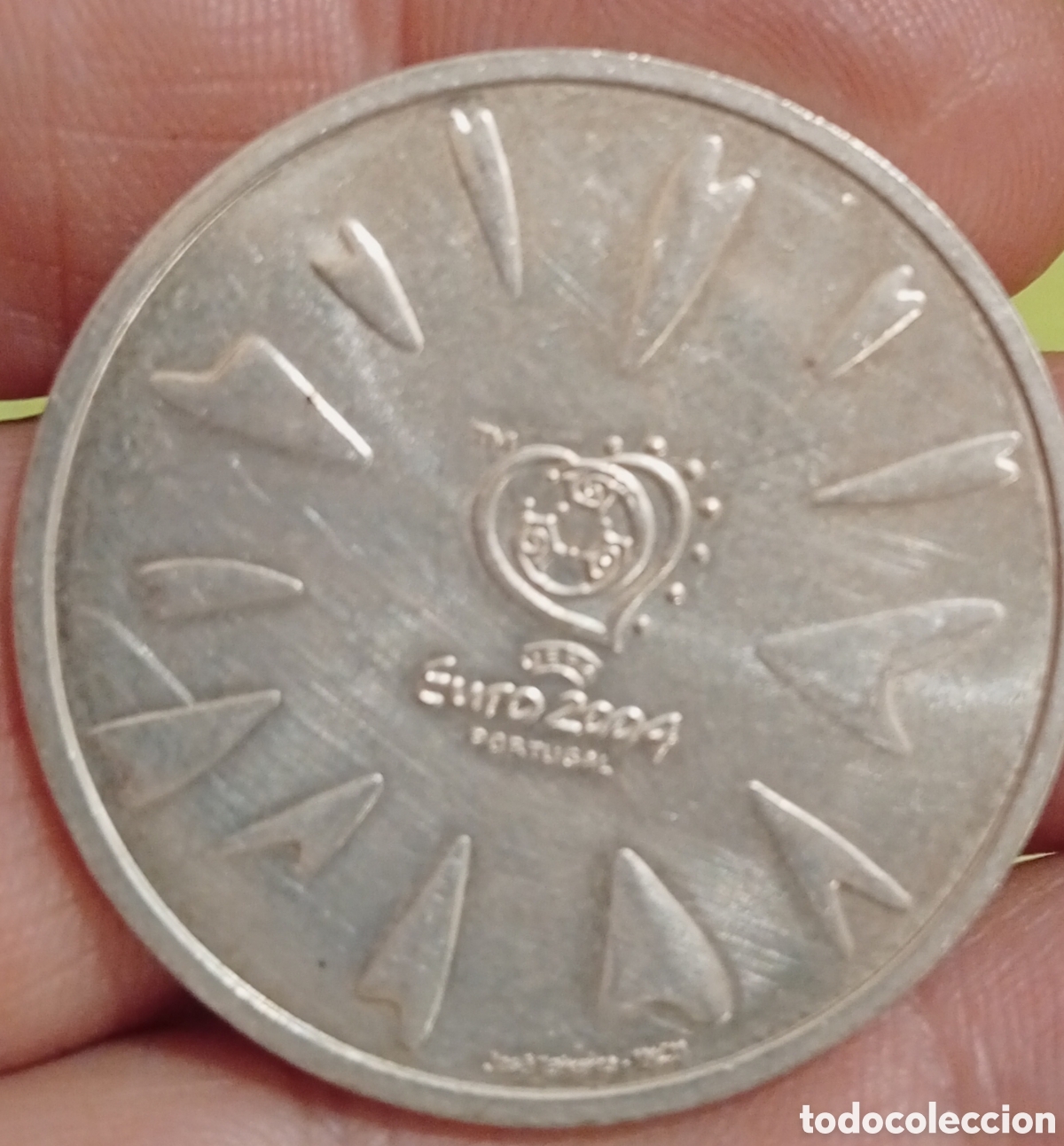 Monedas antiguas de Europa: Moneda de plata de 8 euros Portugal euro 2004