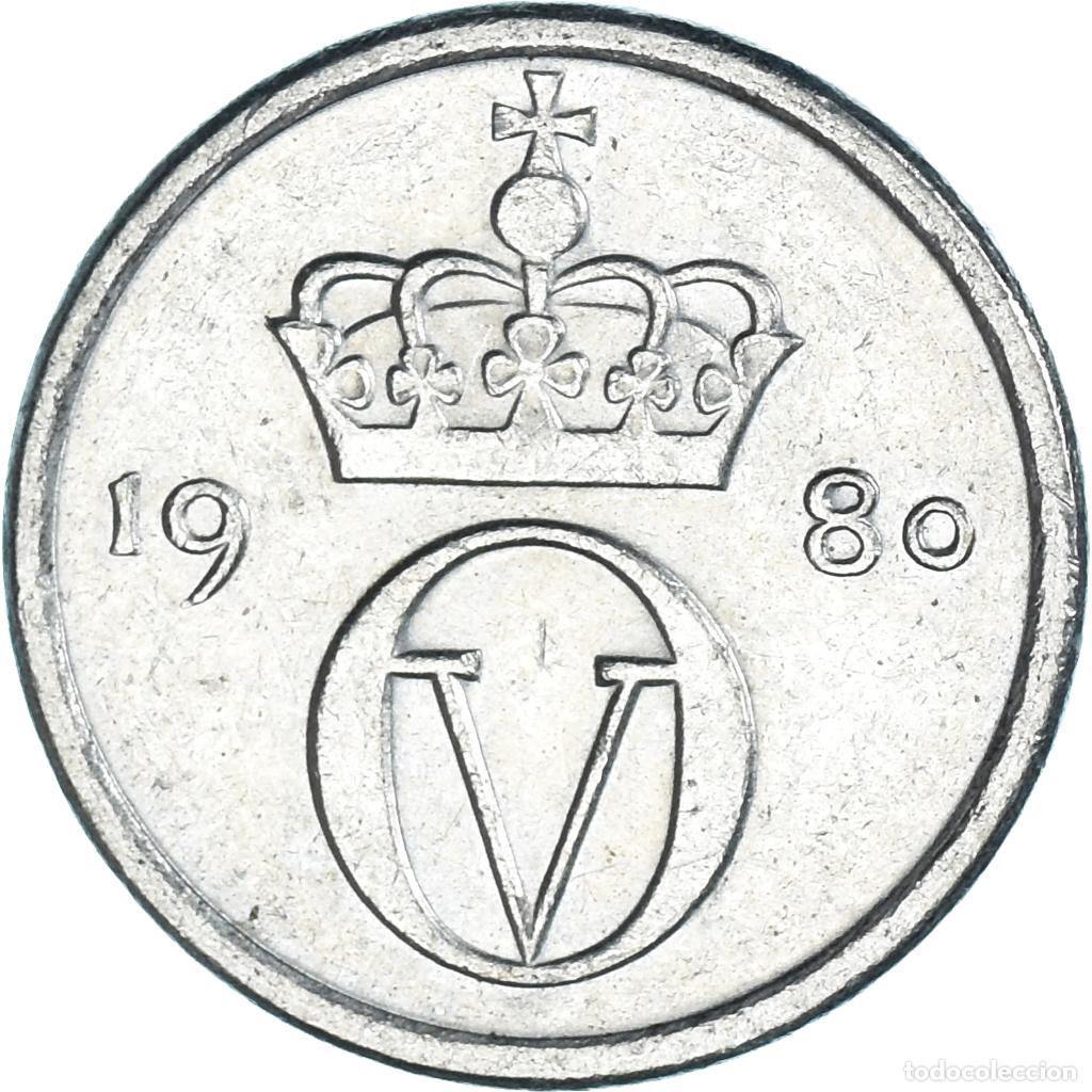 Monedas antiguas de Europa: [#1453818] Moneda, Noruega, 10 &Ouml;re, 1980