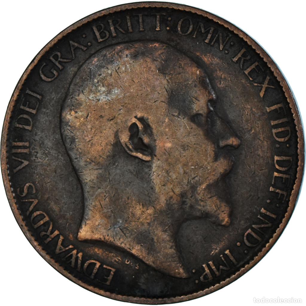 Monedas antiguas de Europa: [#1499311] Moneda, Gran Breta&ntilde;a, 1/2 Penny, 1910
