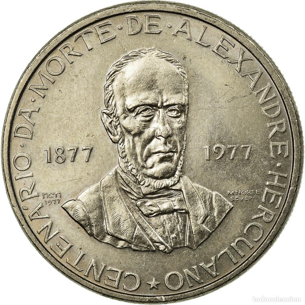 Monedas antiguas de Europa: [#673037] Moneda, Portugal, 5 Escudos, 1977, Lisbon, MBC, Cobre - n&iacute;quel, KM:606