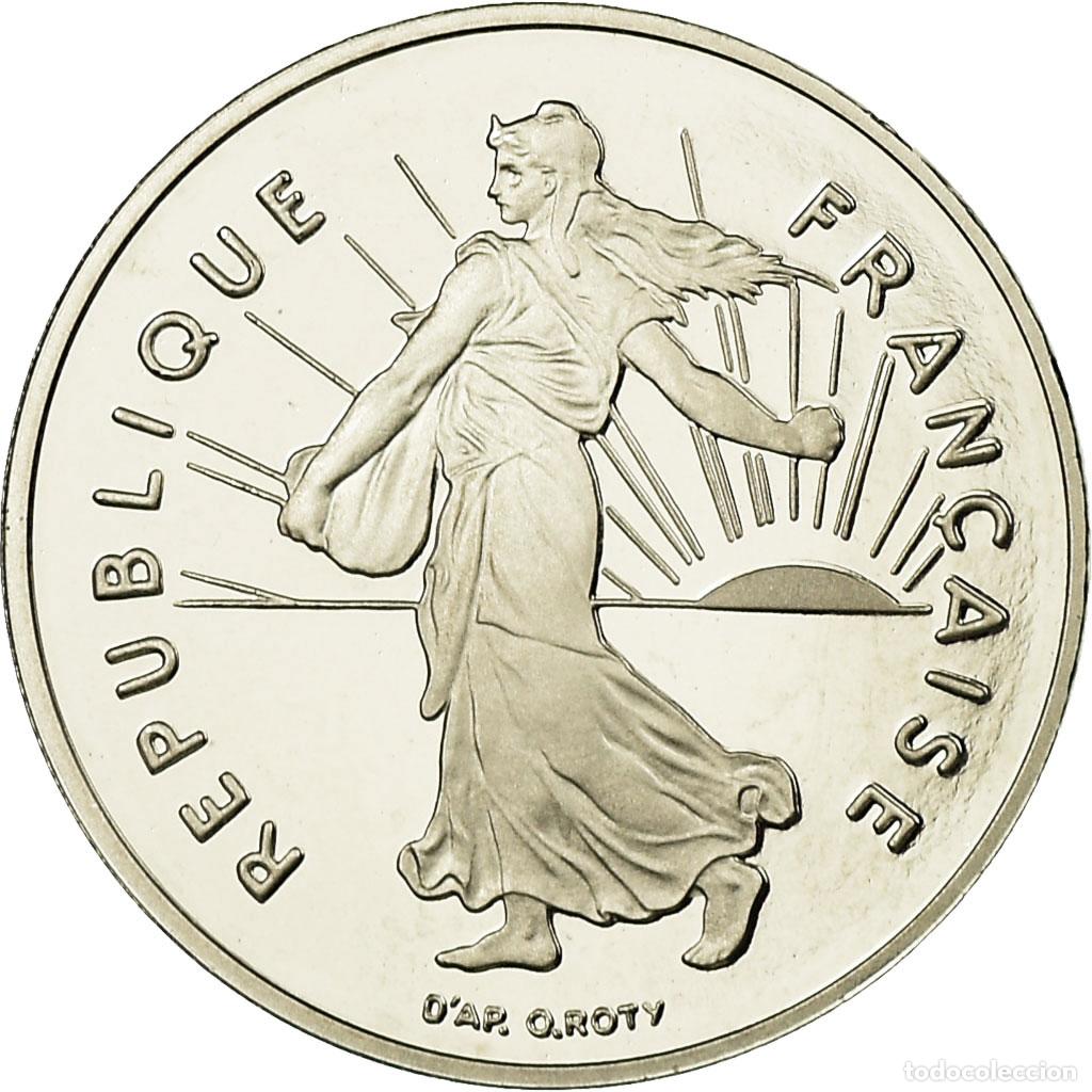 Monedas antiguas de Europa: [#707915] Moneda, Francia, Semeuse, 1/2 Franc, 1991, Paris, Proof, FDC, N&iacute;quel, KM:931.2