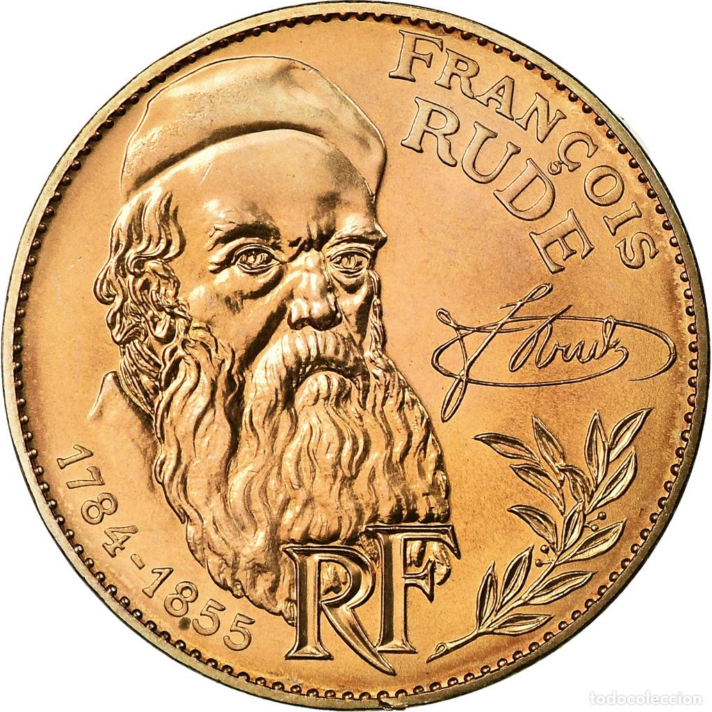 Monedas antiguas de Europa: [#756057] Moneda, Francia, Fran&ccedil;ois Rude, 10 Francs, 1984, Paris, FDC, N&iacute;quel - bronce