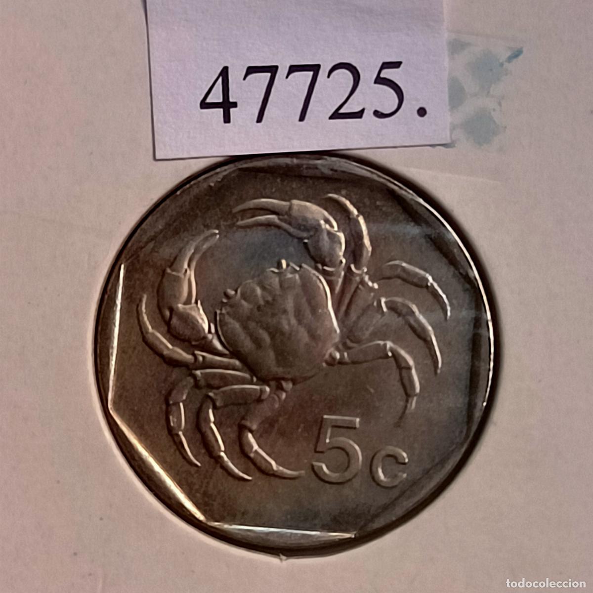 Monedas antiguas de Europa: Malta 5 c&eacute;ntimos 2005