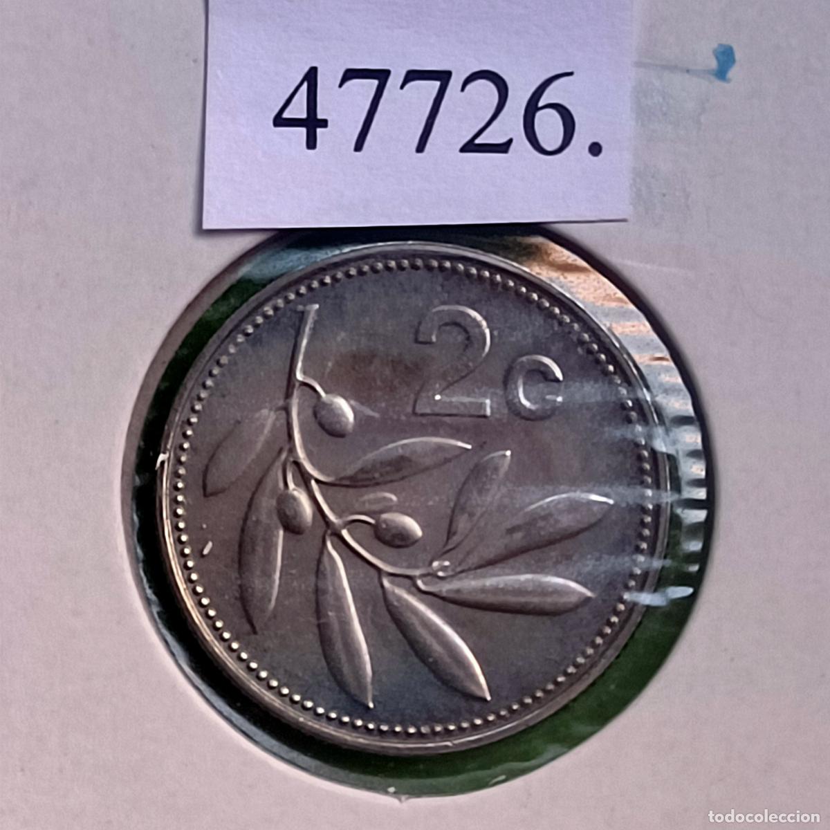 Monedas antiguas de Europa: Malta 2 c&eacute;ntimos 2005