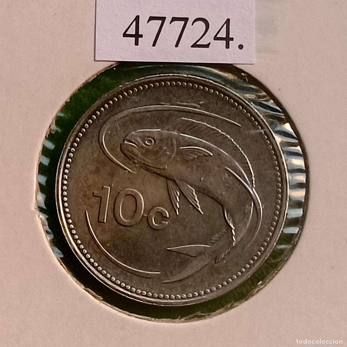 Monedas antiguas de Europa: Malta 10 c&eacute;ntimos 2005