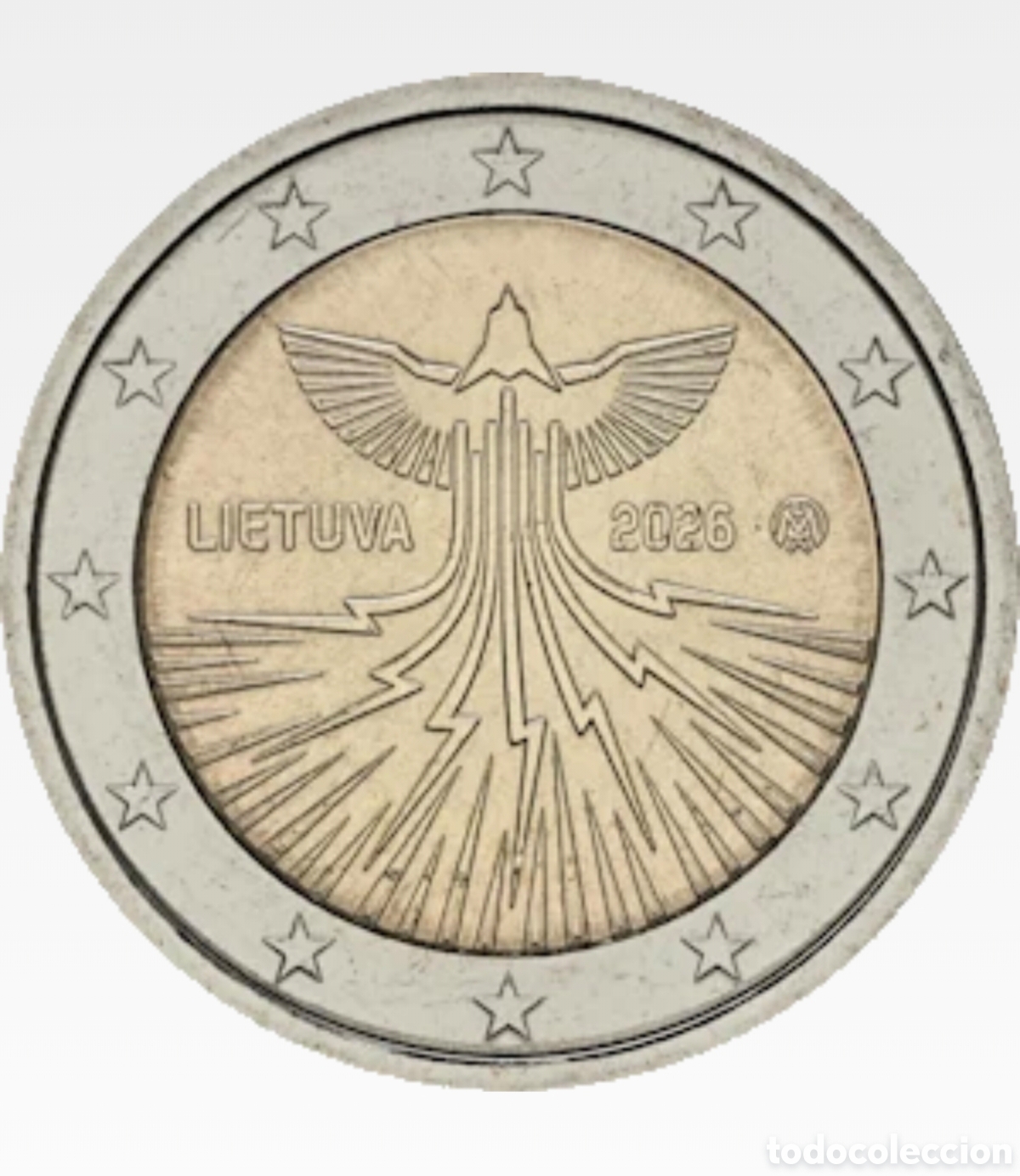 Monedas antiguas de Europa: Moneda conmemorativa 2 euros - 2026 - SC - Lituania - Independencia energ&eacute;tica