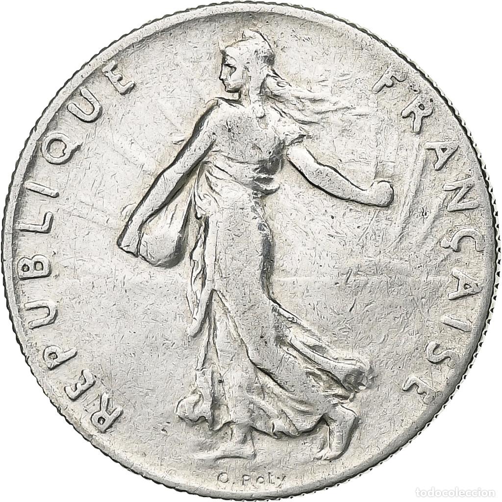 Monedas antiguas de Europa: [#1049910] Francia, 50 Centimes, Semeuse, 1910, Paris, Plata, MBC+, Gadoury:420, KM:854