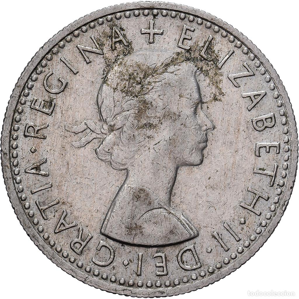 Monedas antiguas de Europa: [#1512942] Gran Breta&ntilde;a, Elizabeth II, 6 Pence, 1965, Cobre - n&iacute;quel, MBC, KM:903