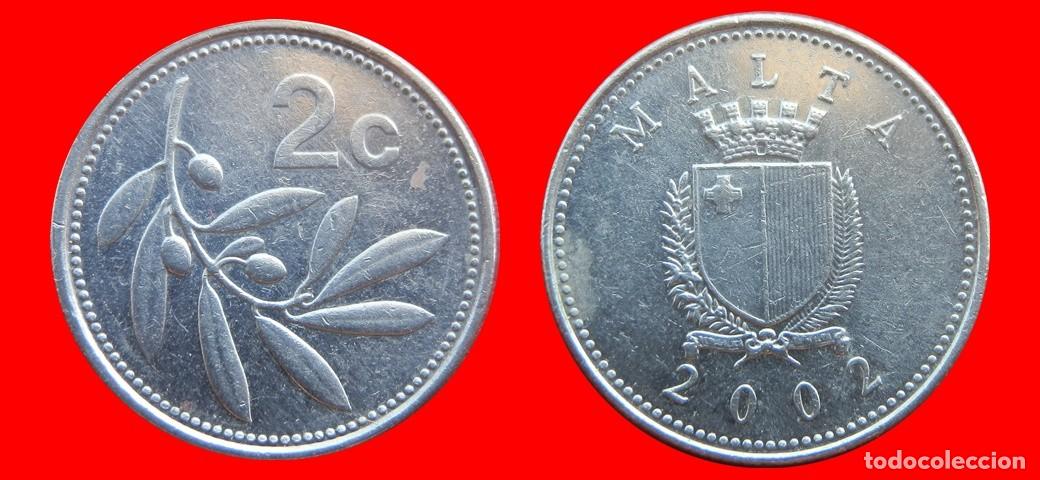 Monedas antiguas de Europa: 2 CENTIMOS 2002 MALTA-151962