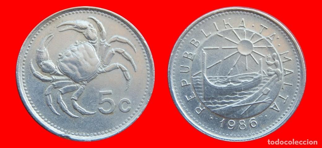 Monedas antiguas de Europa: 5 CENTIMOS 1986 MALTA-151964